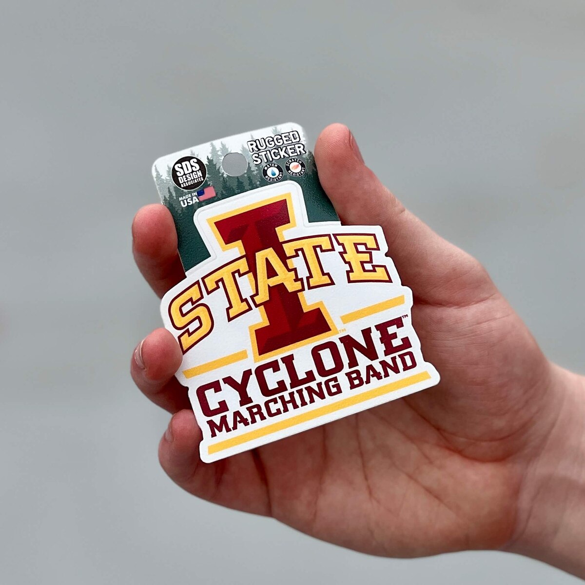 Cyclone Marching Band Sticker (3 in x 3 in)